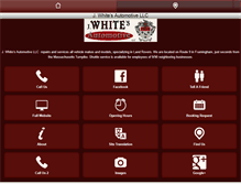 Tablet Screenshot of jwhitesautomotive.com